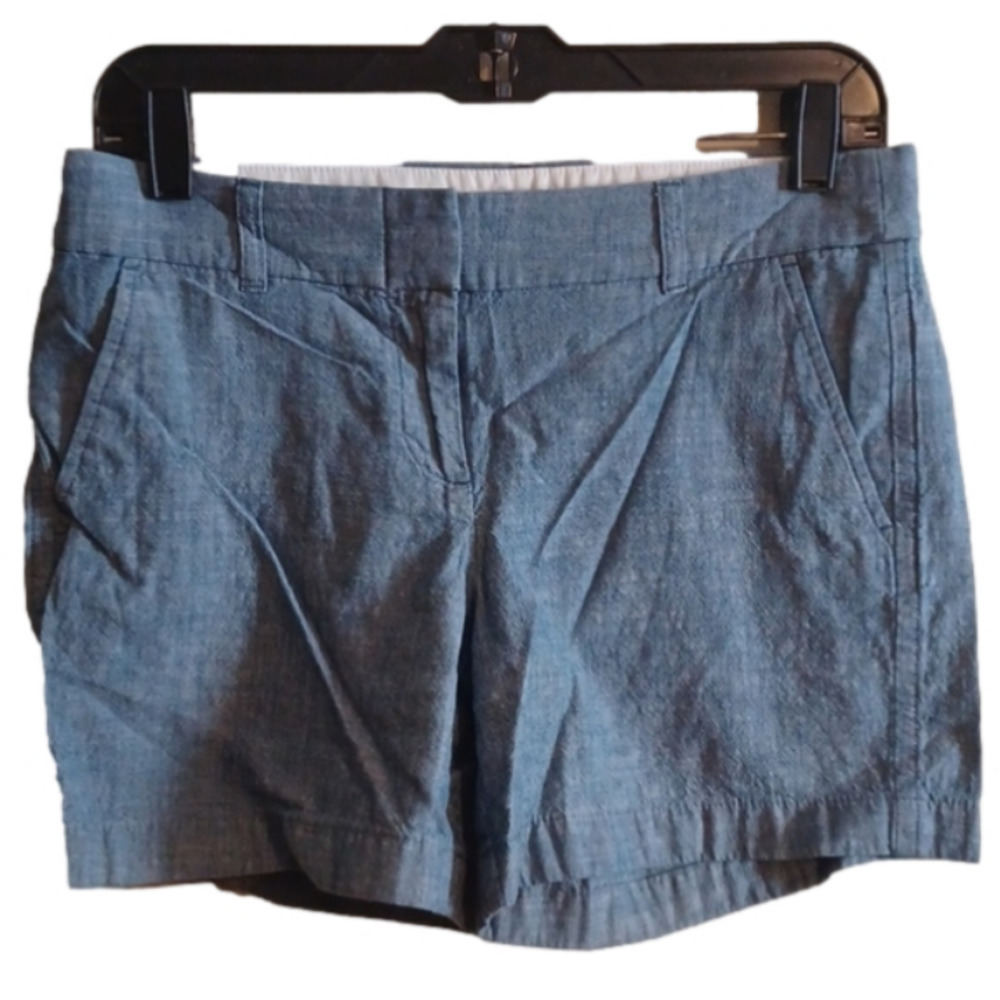 J.Crew little blue shorts. Size 2.Great dressier style. Good used condition.